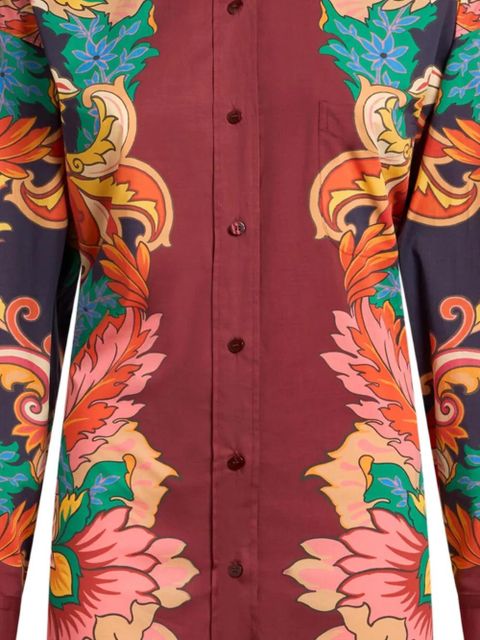 ETRO floral-print shirt - Red - zdjęcie produktu nr 2