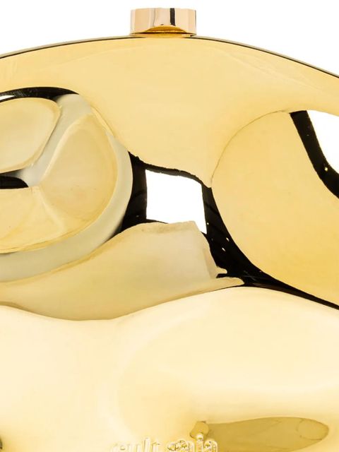 Cult Gaia metallic-effect sculpted mini bag - Yellow - zdjęcie produktu nr 2