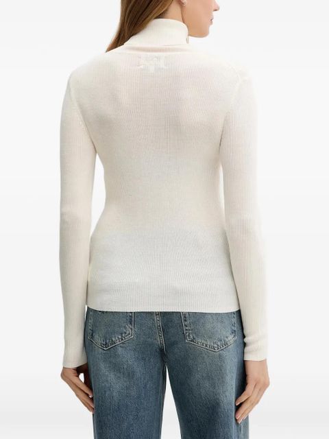 MC2 Saint Barth ribbed roll-neck top - Neutrals - zdjęcie produktu nr 2