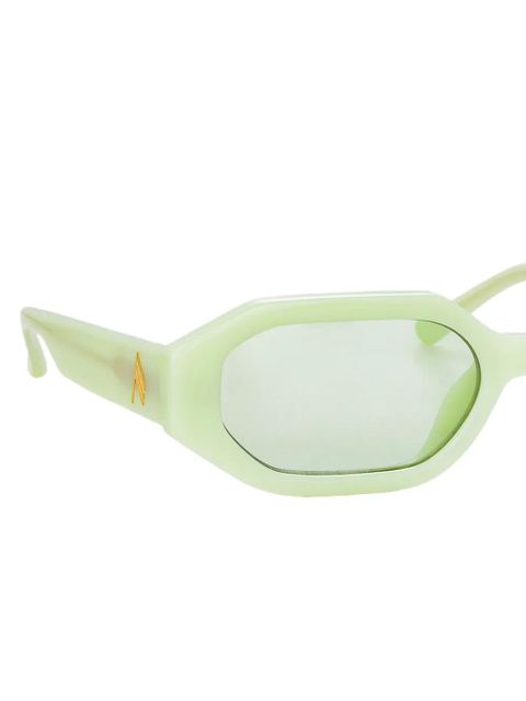 The Attico round-frame sunglasses - Green - zdjęcie produktu nr 2