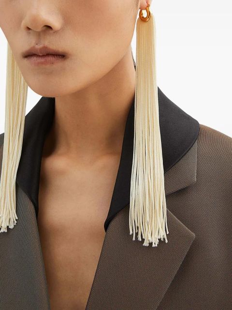 Jil Sander fringed earrings - Gold - zdjęcie produktu nr 2