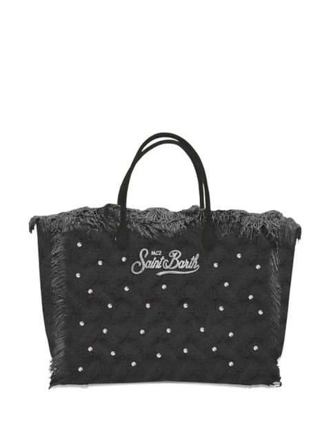 MC2 Saint Barth wool-braid tote bag - Black - zdjęcie produktu nr 2