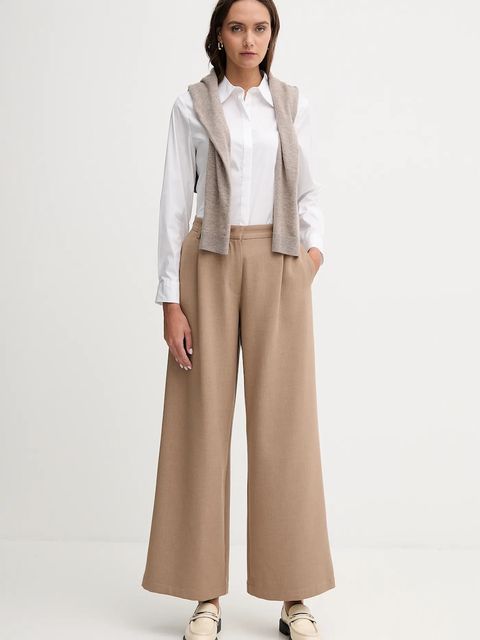 United Colors of Benetton koszula damska kolor biały regular z kołnierzykiem klasycznym 54KXDQ03B - zdjęcie produktu nr 2