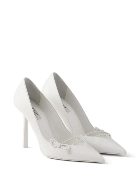 Prada leather pumps - White - zdjęcie produktu nr 2