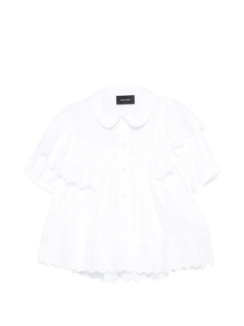 Simone Rocha ruffled blouse - White - zdjęcie produktu nr 1