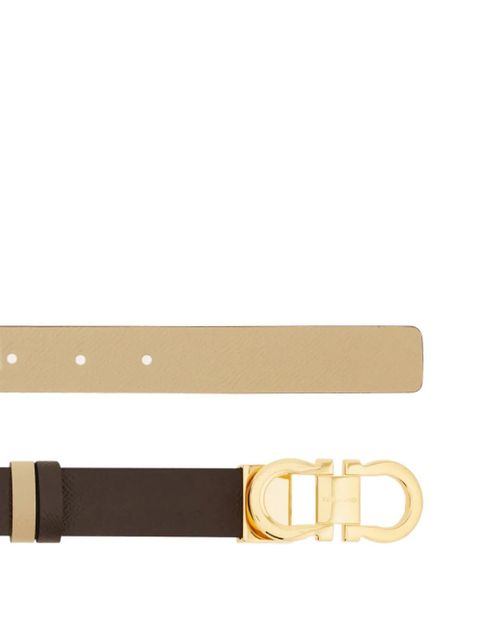 Ferragamo Gancini reversible leather belt - Brown - zdjęcie produktu nr 2