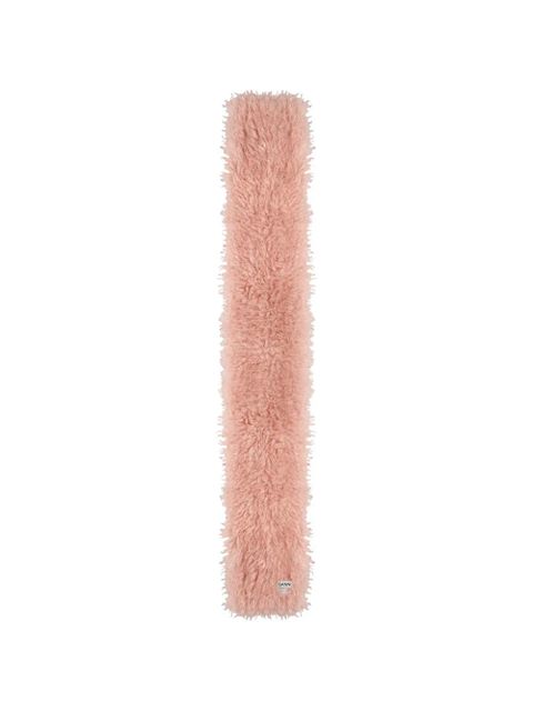 GANNI fluffy-texture scarf - Pink - zdjęcie produktu nr 1