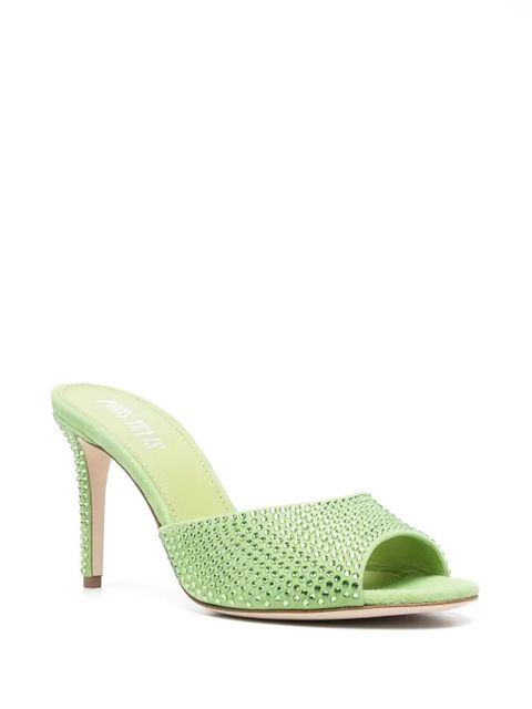 Paris Texas crystal-embellished sandals - Green - zdjęcie produktu nr 2