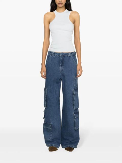 Axel Arigato ribbed-knit tank top - Blue - zdjęcie produktu nr 2