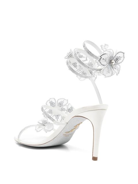 René Caovilla 80mm Floriane sandals - Silver