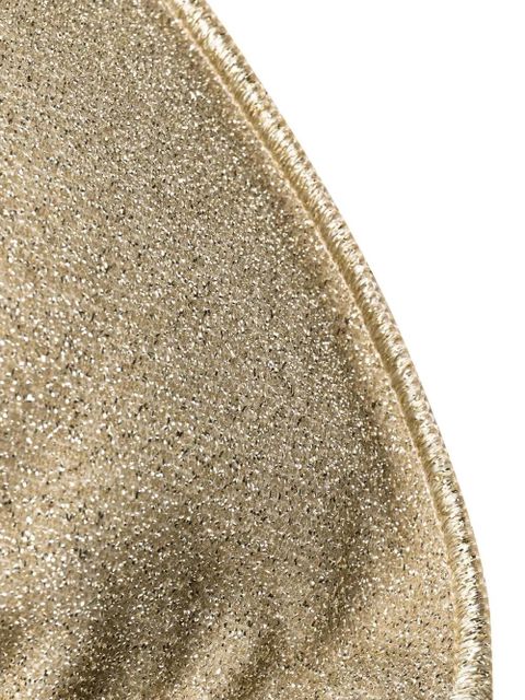 Oséree metallic-thread halterneck bikini - Gold
