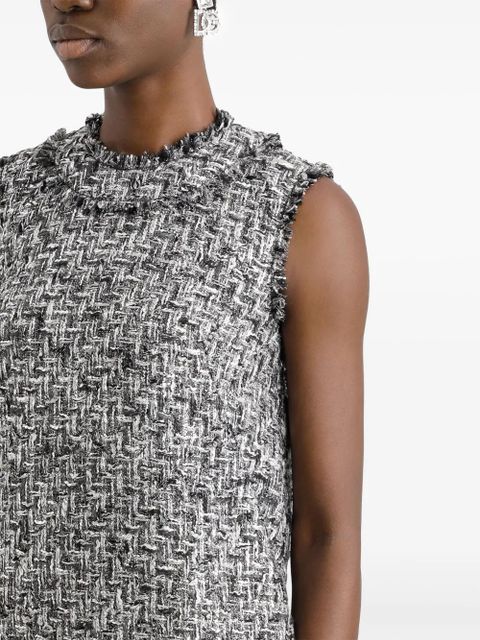 Dolce & Gabbana tweed mini dress - Grey - zdjęcie produktu nr 2