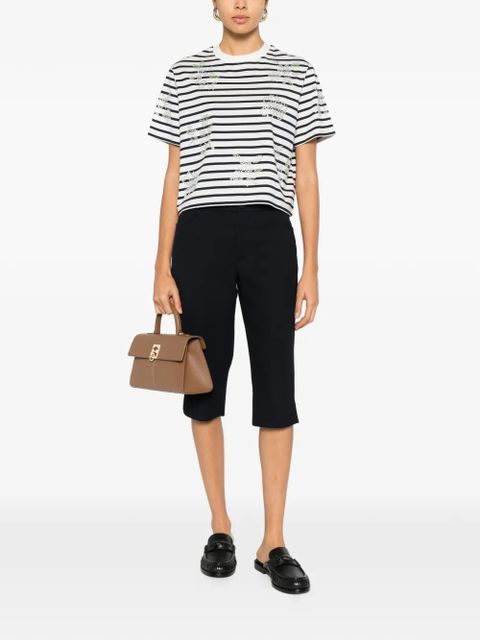 Maje striped-pattern T-shirt - White - zdjęcie produktu nr 2