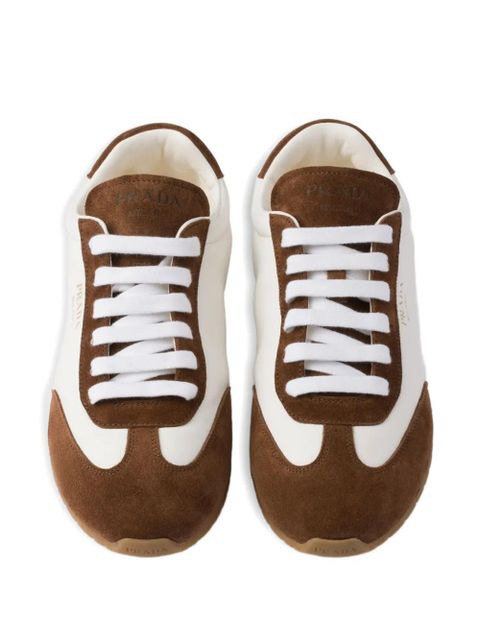 Prada suede leather sneakers - White - zdjęcie produktu nr 2