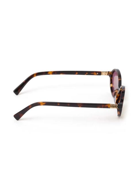Miu Miu Eyewear Regard tortoiseshell-effect sunglasses - Brown