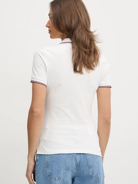 Tommy Hilfiger polo damski kolor biały WW0WW45736 - zdjęcie produktu nr 2