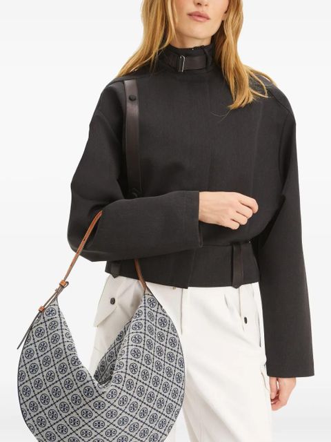 Tory Burch monogram-pattern bag - Black