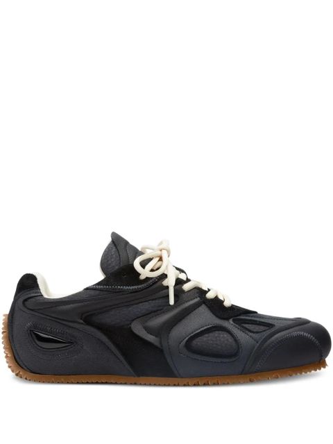 Axel Arigato leather panelled lace-up sneakers - Black - zdjęcie produktu nr 1