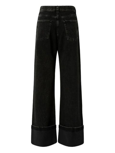 PINKO folded-hem jeans - Black - zdjęcie produktu nr 2