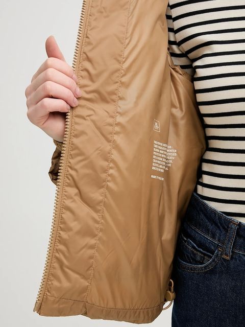 Marc O'Polo kurtka puchowa kolor beżowy zimowa 509103970141