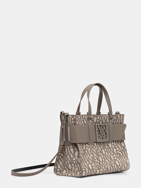 Armani Exchange torebka kolor beżowy 942689 3F742 - zdjęcie produktu nr 2