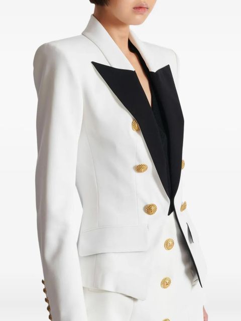 Balmain two-tone jacket - White