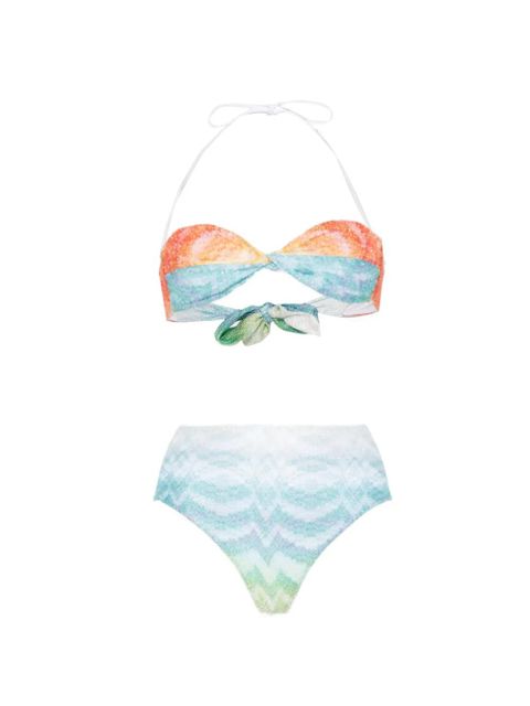 Missoni twist-detail bikini - Orange - zdjęcie produktu nr 1