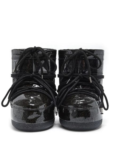 Moon Boot Icon Low Glitter boots - Black