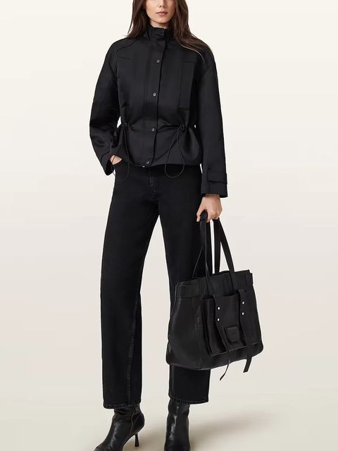 AllSaints torebka skórzana URSA