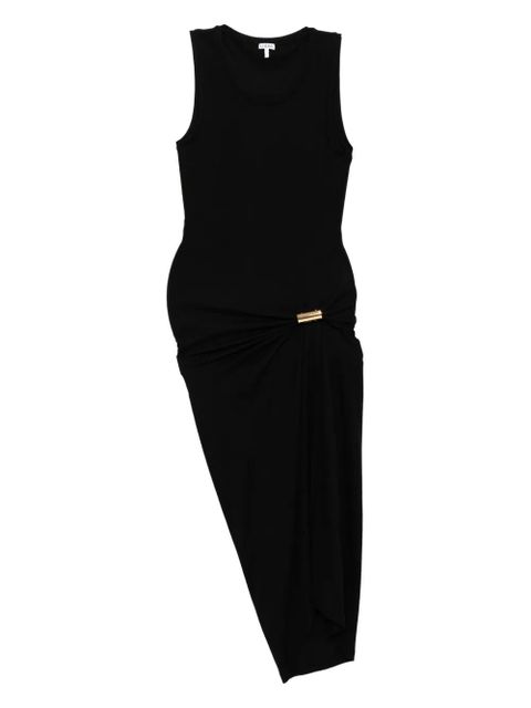 LOEWE asymmetric-hem dress - Black - zdjęcie produktu nr 1