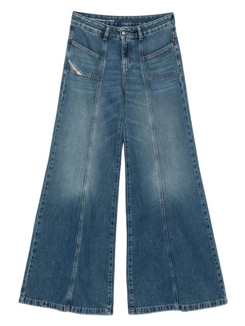 Diesel D-Akii panelled jeans - Blue - zdjęcie produktu nr 1