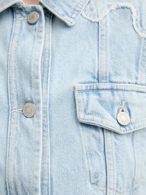 Alohas kurtka jeansowa Casilda kolor niebieski przejściowa R100862