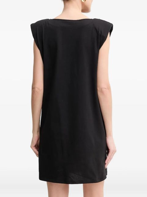 PINKO padded-shoulder T-shirt dress - Black - zdjęcie produktu nr 2