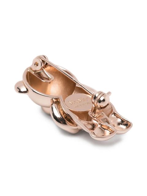 Max Mara teddy-bear brooch - Pink