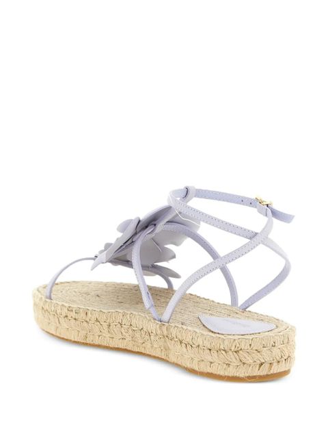ZIMMERMANN Orchid flower-embellished espadrilles sandals - Purple