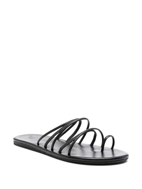 Ancient Greek Sandals multi-strap leather sandals - Black