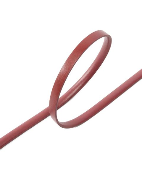 PINKO logo-buckle leather belt