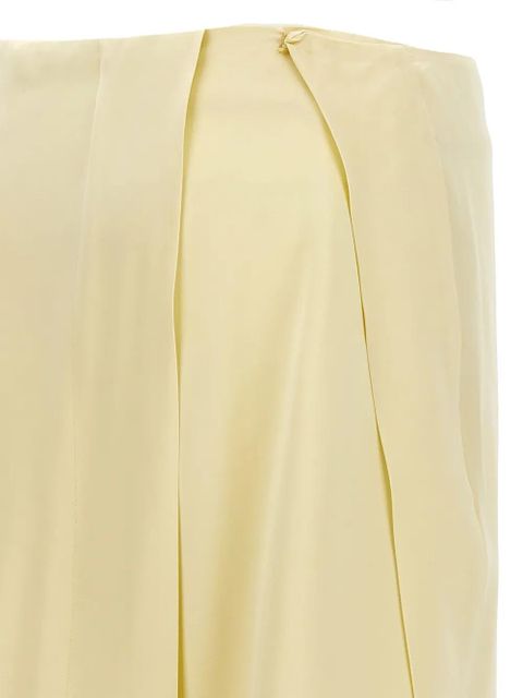 Jil Sander wrap midi skirt - Yellow
