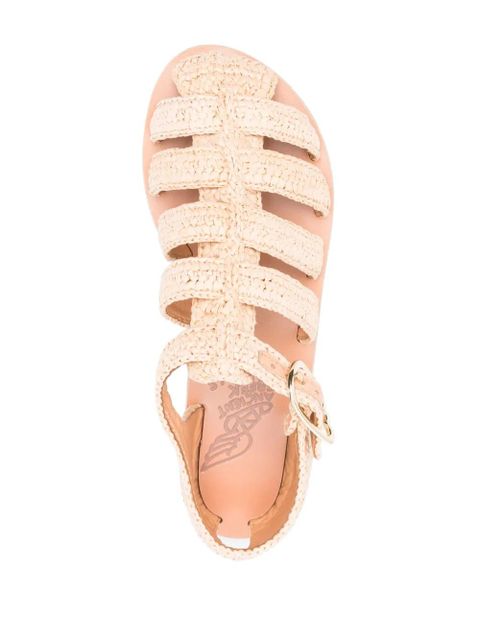 Ancient Greek Sandals Homeria leather sandals - Neutrals