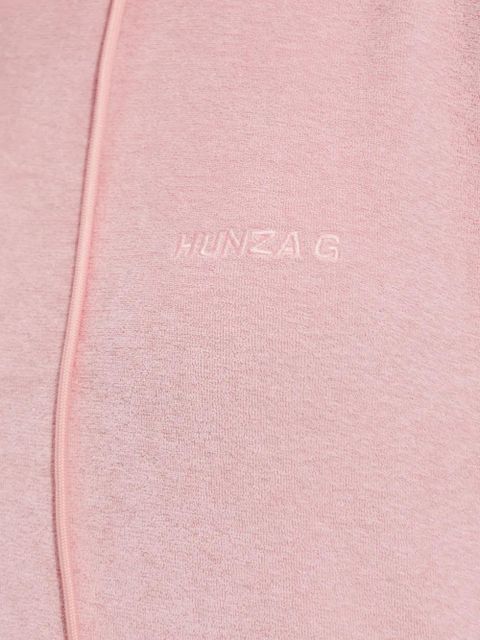 Hunza G Terry towelling hoodie - Pink