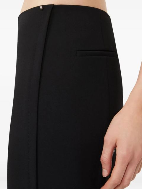 Max Mara Baschi slit trousers - Black