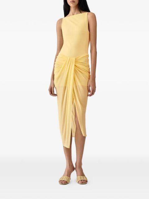 Jacquemus draped asymmetric skirt - Yellow - zdjęcie produktu nr 2