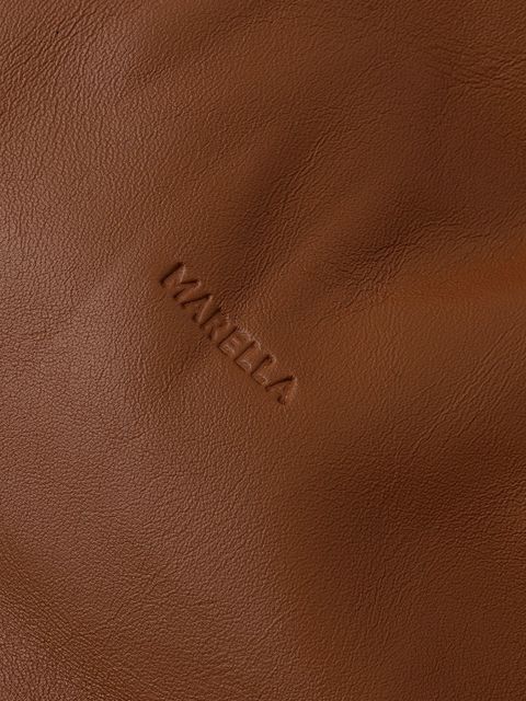 Marella torebka skórzana kolor brązowy 2523519057200