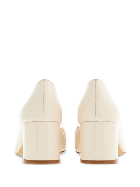 Ferragamo 60mm Gancini-plaque leather pumps - Neutrals - zdjęcie produktu nr 2