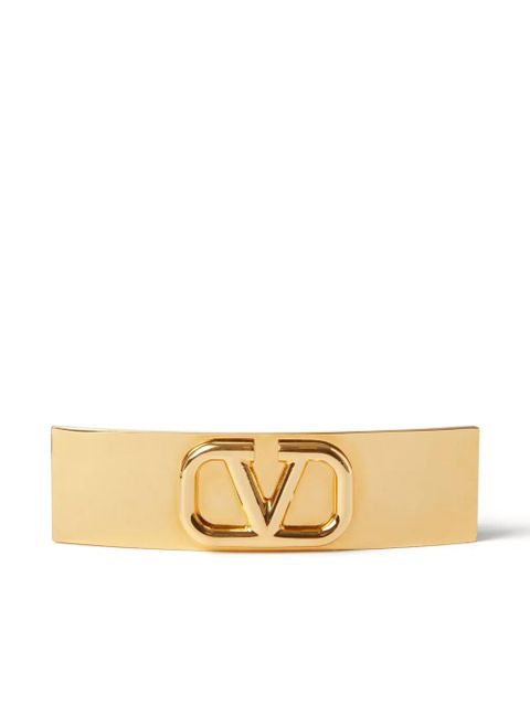 Valentino Garavani VLogo Signature hair clip - Gold - zdjęcie produktu nr 1