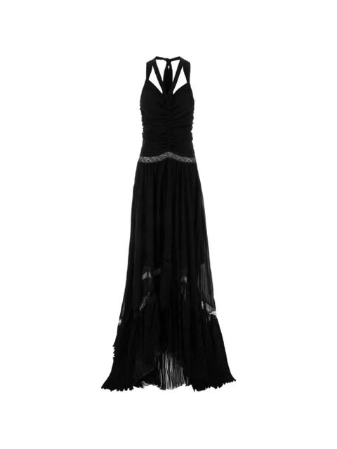Blumarine ruched pleated dress - Black - zdjęcie produktu nr 1