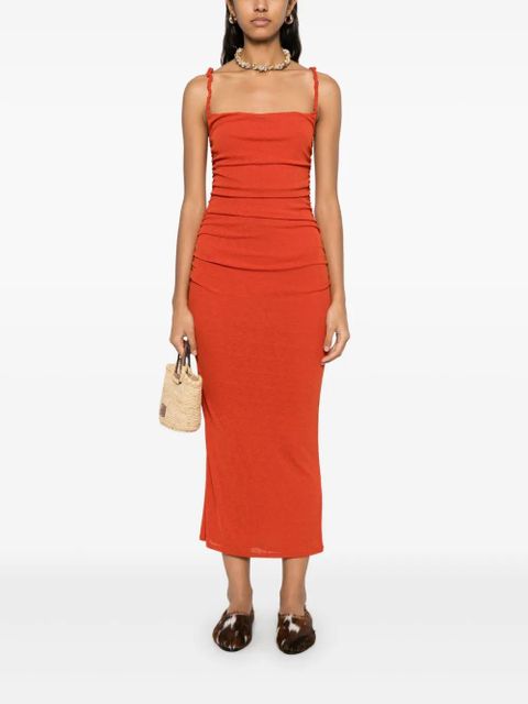 Nanushka Alexa midi dress - Orange - zdjęcie produktu nr 2