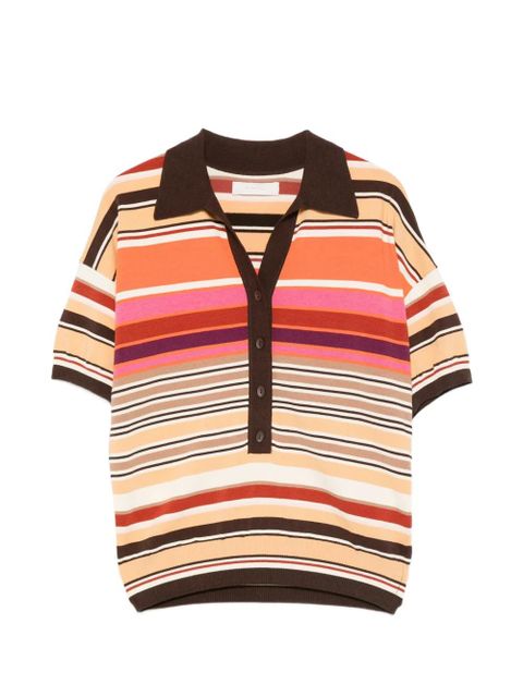 Faithfull the Brand striped polo shirt - Neutrals - zdjęcie produktu nr 1