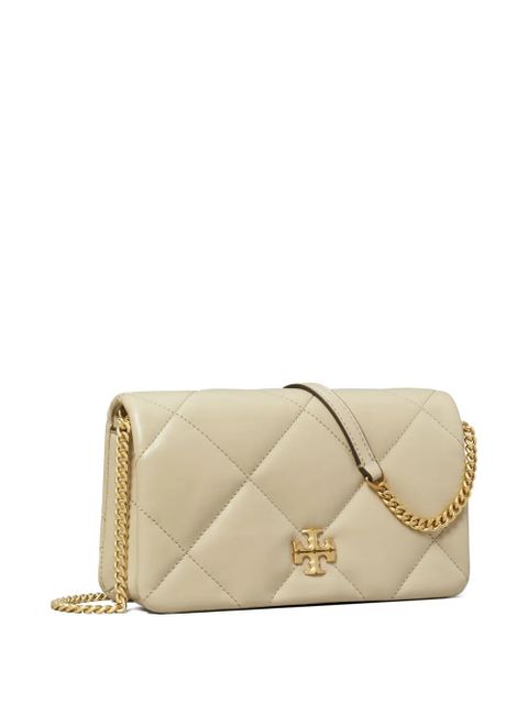 Tory Burch Kira diamond-quilted cross body bag - Neutrals