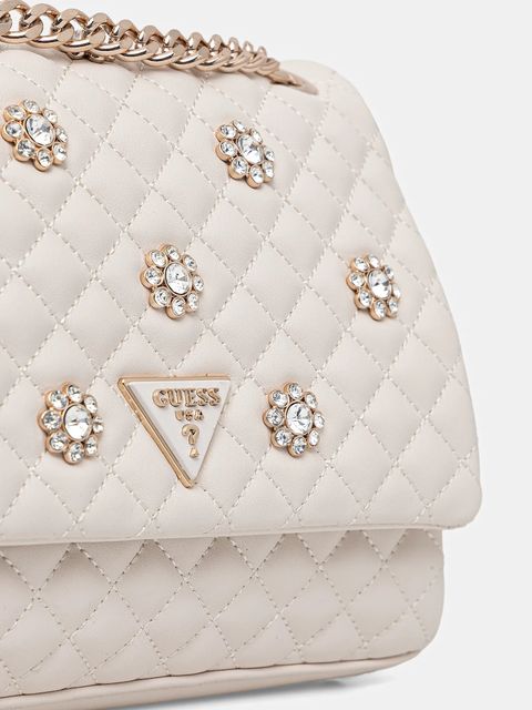 Guess torebka EVERLEE kolor biały HWEG86 79210